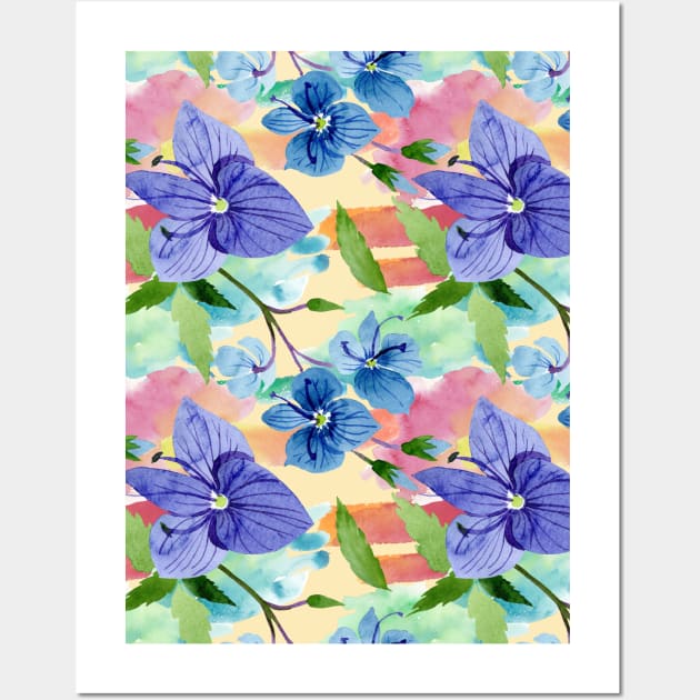 Veronica blue flower #4 Wall Art by GreekTavern